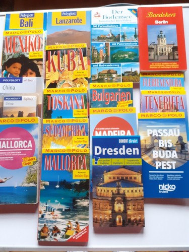 Reiseführer verschiedene
